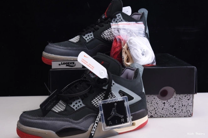 Kicked Out Shoe Store Retro Bred Air CV9388-001 Off Jordan White 4 x 0722